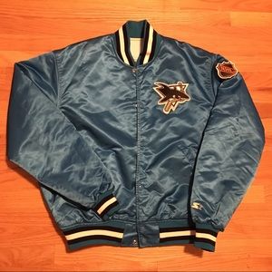 MEN’S VINTAGE STARTER SAN JOSE SHARKS JACKET NHL